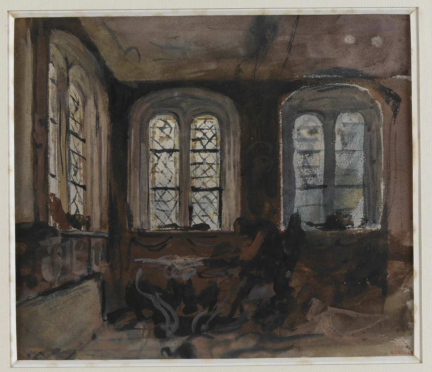 Léon Riesener - Interno, Dottor Faust, Musée national Eugène Delacroix, Paris